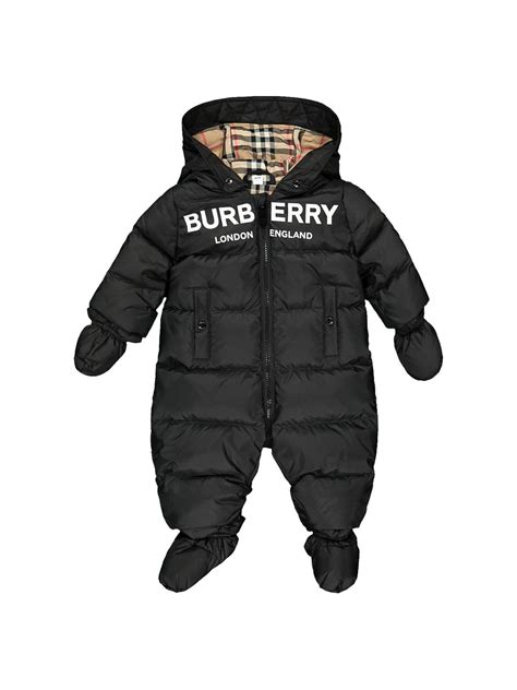 newborn burberry baby clothes|burberry snowsuit baby girl.